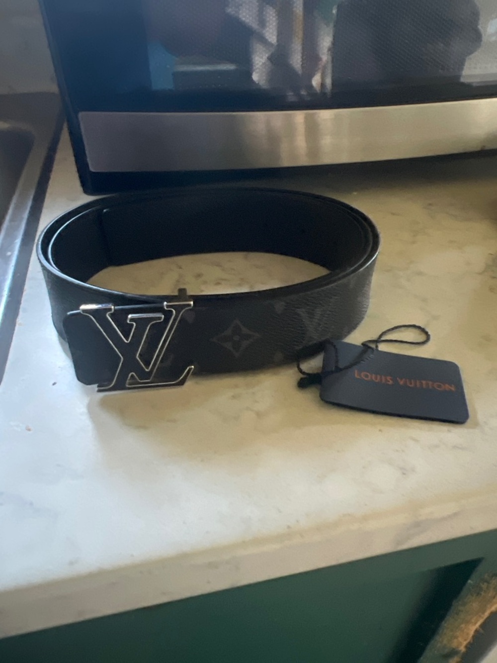 Louis Vuitton black belt